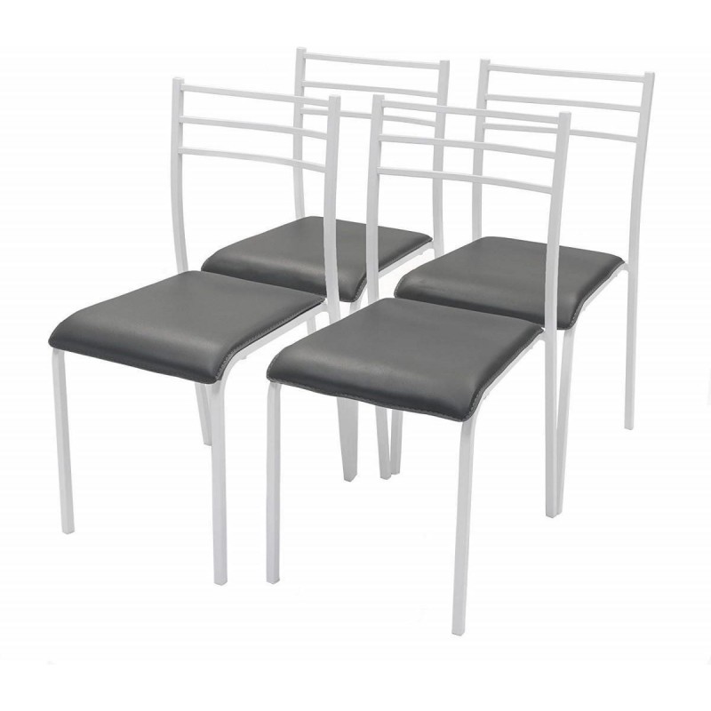 Conjunto de cocina PARIS mesa extensible con 4 sillas