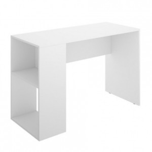 Mesa escritorio juvenil CHIC tablero de partículas melaminizado color blanco 115x50x74 cm