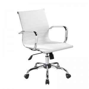 Silla de oficina, escritorio o despacho MADISON color blanco