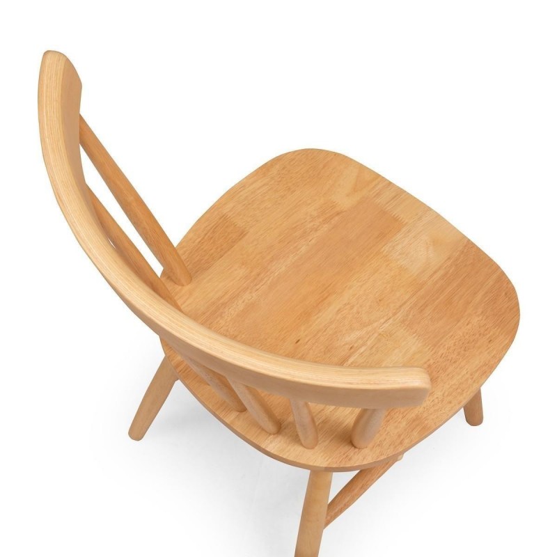 Pack de 4 sillas de comedor o cocina de inspiración colonial VICKY color  blanco, negro o madera natural - Tienda de Sillas - Centro Mueble Online