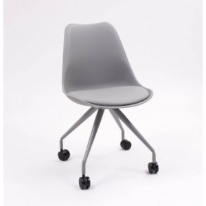 Silla RALF de estudio o escritorio, con ruedas giratorias