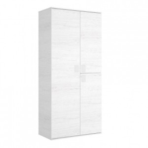 Armario de tres puertas batientes DJ color artic 202x90x53 cm