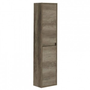 Columna de baño DAKOTA para colgar a la pared con 2 puerta color nordik de 30x25,5x140 cm