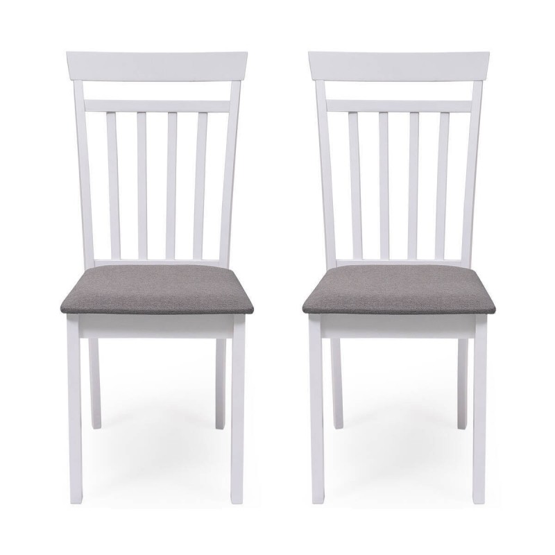Pack de 2 sillas KANSAS blanco