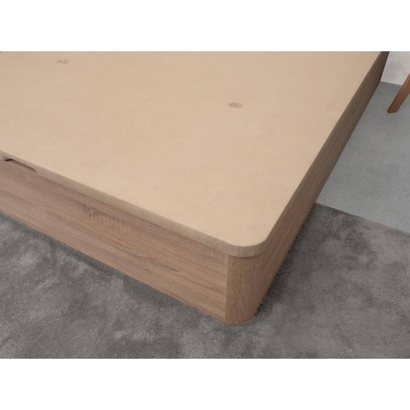 Canapé arcón de gran capacidad con tapa abatible tapizada SIL de 150x190 cm  - Kiona Decoración