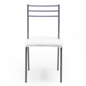 Silla de cocina PARIS asiento de pvc y estructura de metal