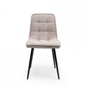 Silla Tapizada SALA con Patas Metálicas negras